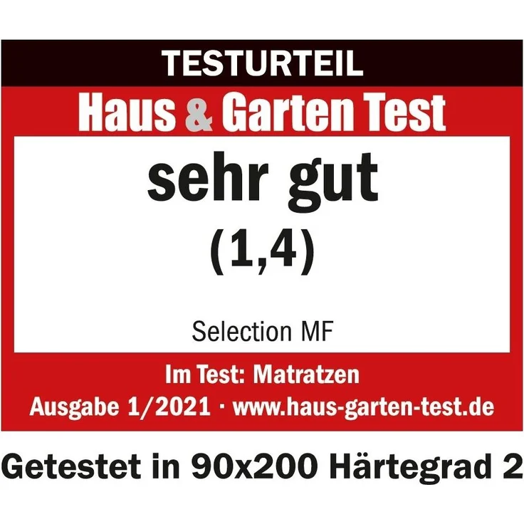 Matratze SELECTION MF H 14 cm weiß – Bild 5