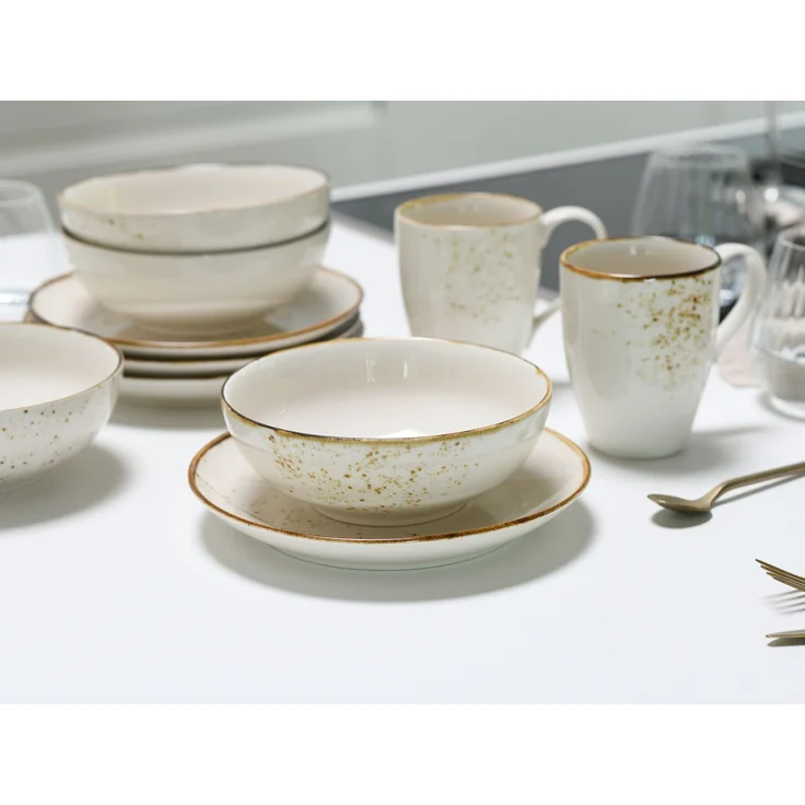 Nature Collection Creme, Kaffeeservice 12-tlg (mo) – Bild 3