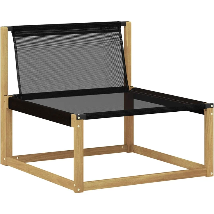 vidaXL Outdoor-Sofagarnitur 7 Stk. Weiß und Hellgrau Massivholz Akazie 3388881 – Bild 3