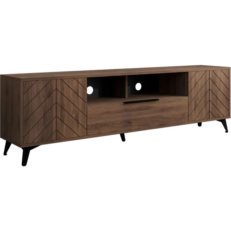 TV-Lowboard Xylix Bis 2D1SZ (Farbe: Nuss Okapi)