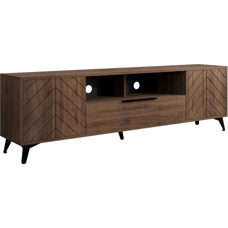 TV-Lowboard Xylix Bis 2D1SZ (Farbe: Nuss Okapi) – Bild 1