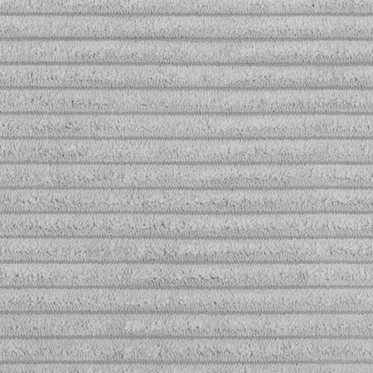 'Malwi' Ecksofa Cord, Grau, 76 x 161 x 278 cm, Links – Bild 7