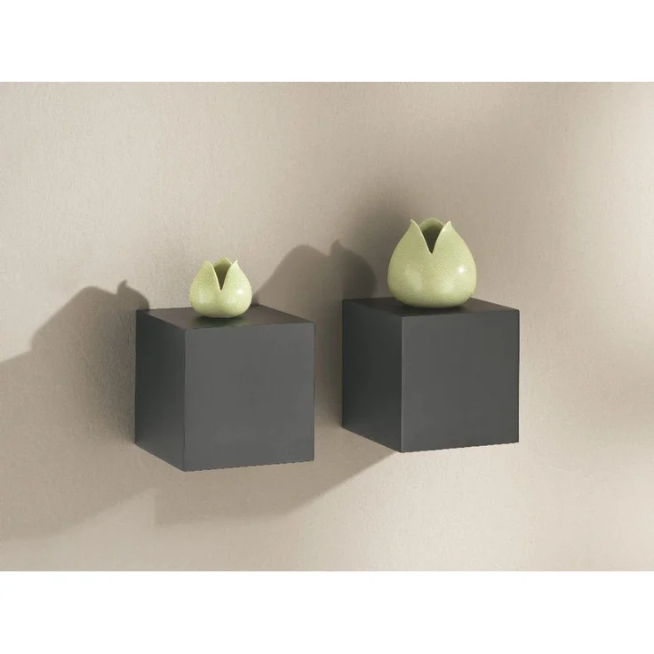 Dolle Wandregal Dado, Schwarz, 150 x 150 x 150 mm – Bild 3