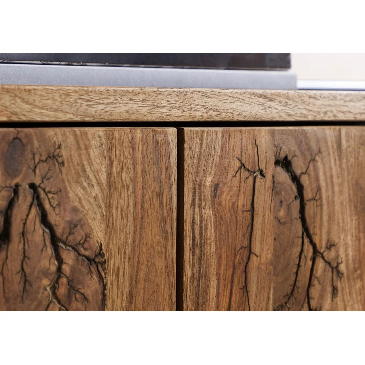 Sideboard Sheesham 155x40x77 natur unbehandelt LICHTENBERG #115 – Bild 5
