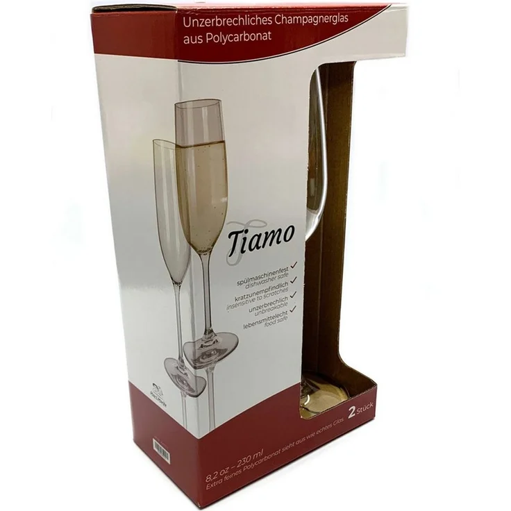 Moritz Gläser-Set Tiamo Camping Champagner Gläser – Bild 3