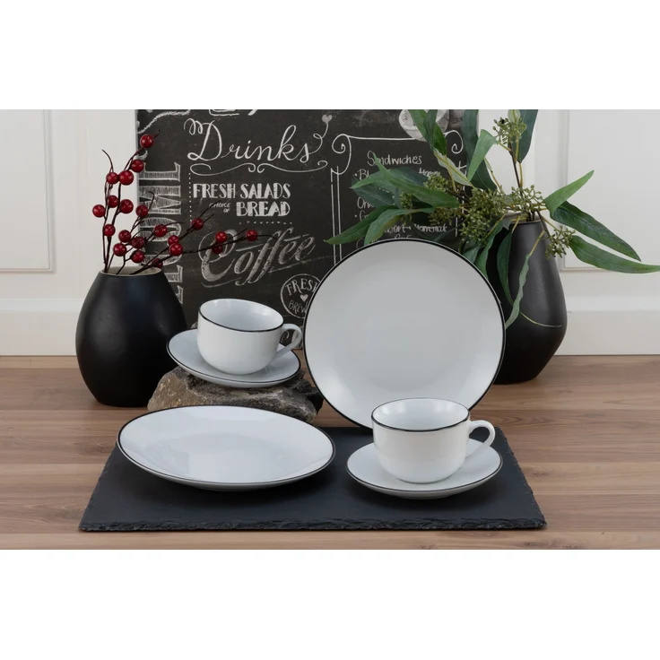 Luna Black Line, Kaffeeservice 18-tlg (mo) – Bild 4