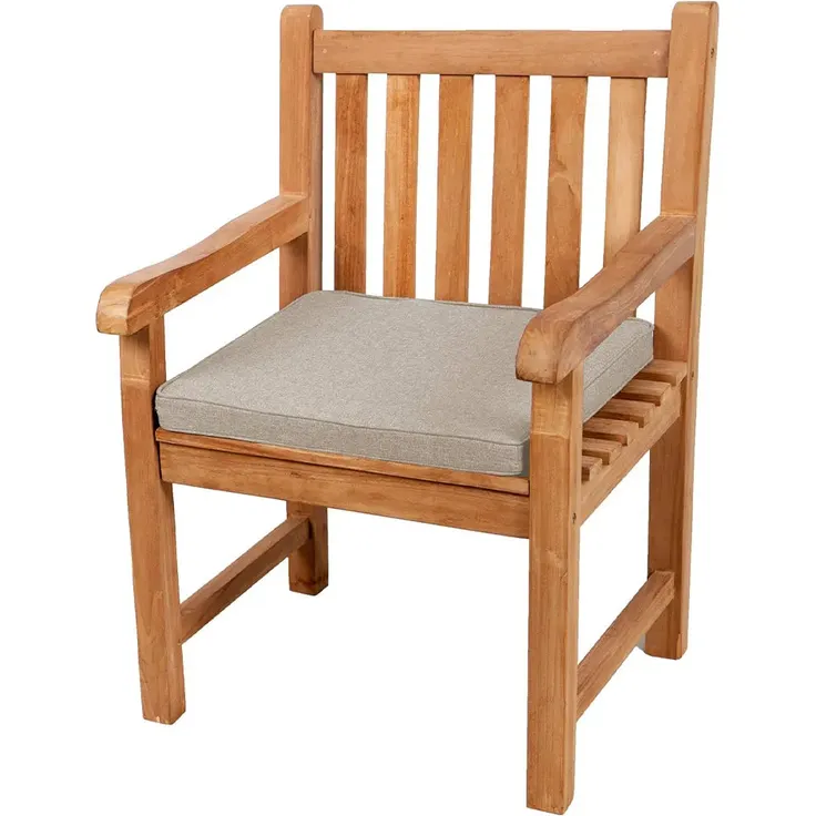 Gutekissen® Sitzkissen für Bank, Gartenschaukeln, Sitz, glatt. FK5 (40x40x5, Beige)