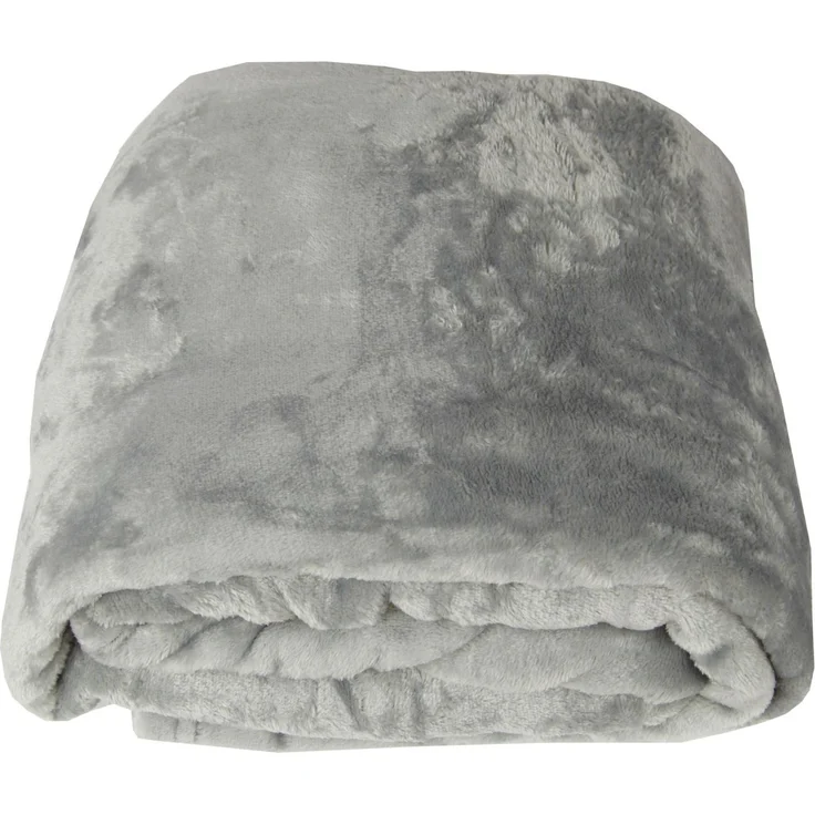 Kuscheldecke "Celina" Grau 220x240 cm – Bild 8