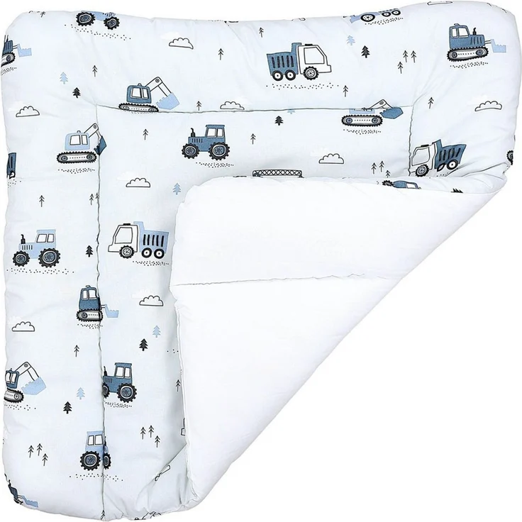 TupTam Wickelauflage TupTam Baby Wickeltischauflage mit Baumwollbezug Gemustert – Bild 3