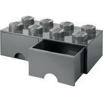 Room Copenhagen 'LEGO Storage Brick Drawer 8' Aufbewahrungsbox dunkelgrau