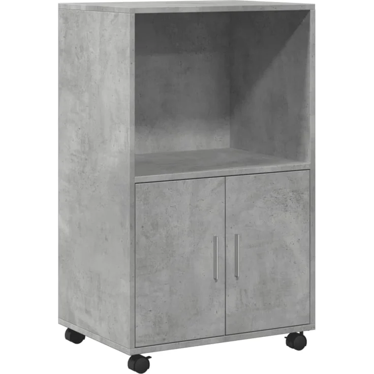 vidaXL Rollschrank Betongrau 55x40x91 cm Holzwerkstoff 853185 – Bild 1
