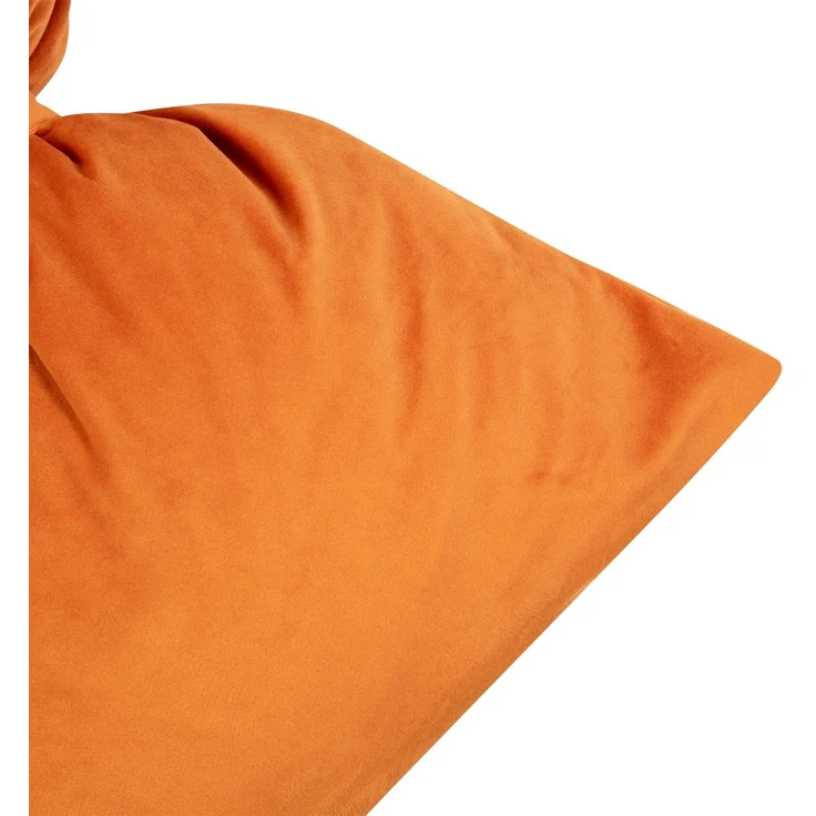 Kissen SCHLEIFE LBH 40x60x15 cm orange Dekokissen – Bild 3