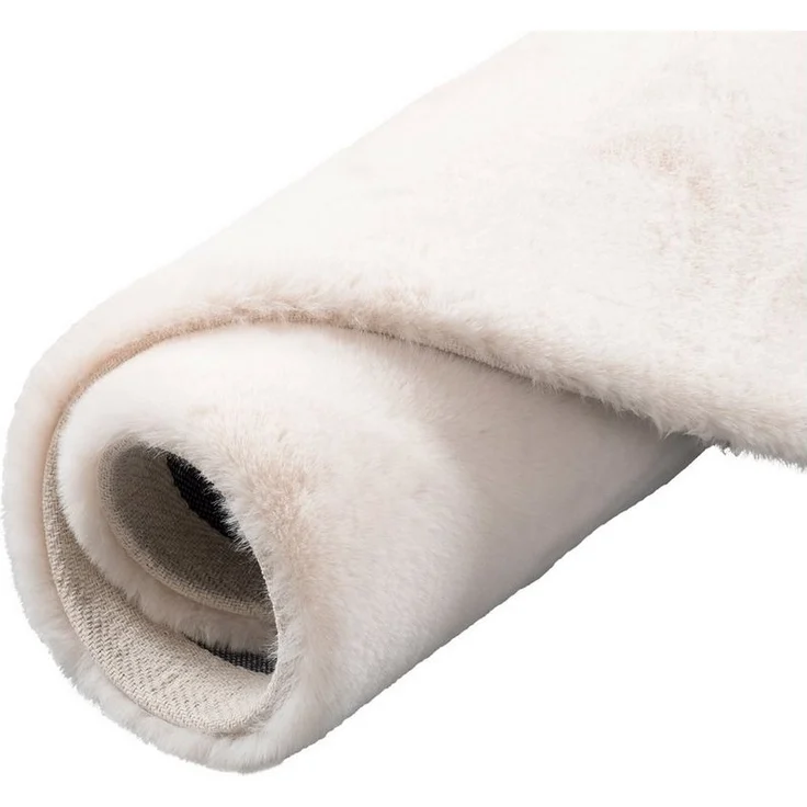 Pergamon Fellteppich Fellteppich Luxus Super Soft Plush Rund, Rund, Höhe: 25 mm – Bild 3