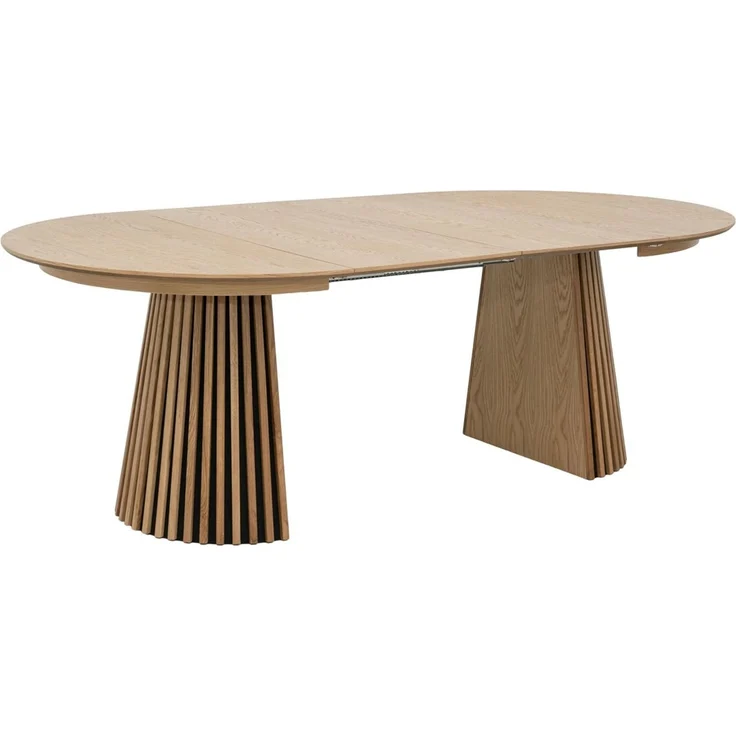 Esstisch Gobens Ausziehbar Ø120-220 cm Eiche Natur - Flexibler Holztisch – Bild 6
