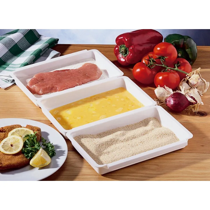 Ruco Panierschale, Kunststoff, (Set, 6-tlg), Kunststoff, Made in Germany