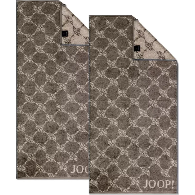 2 Stück Joop! Handtuch Cornflower 1611-70 Graphit 50x100 – Bild 1
