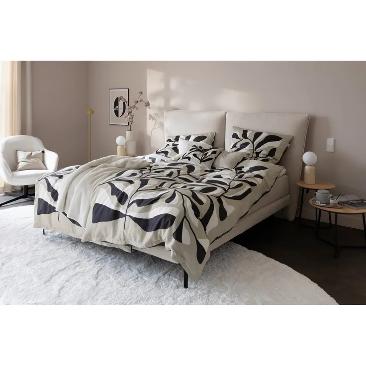 SCHÖNER WOHNEN-Kollektion Wendebettwäsche Plant, Satin, aus 100% Baumwolle