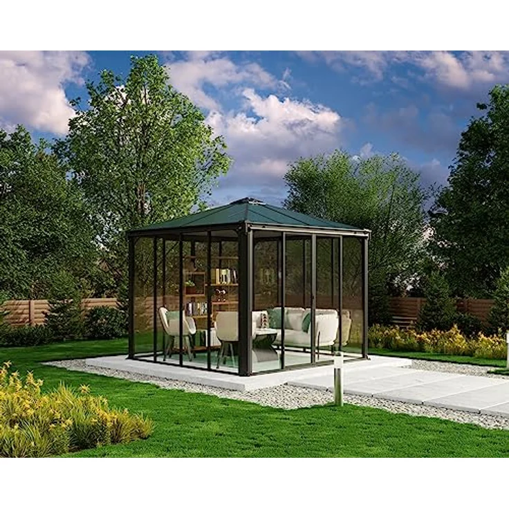 Palram - Canopia Aluminium Kaltwintergarten Ledro – Bild 3