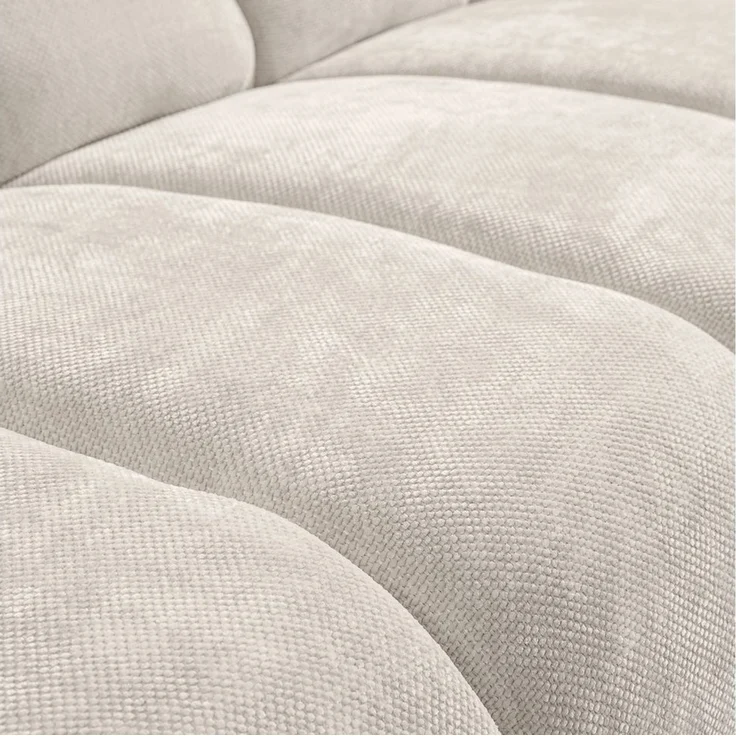 Beautysofa Sessel mit Metallbeine in schwarzer VOLARE (modernes Design, Rücken mit Hauptstoff), viele Farbvarianten, auch im Set mit Sofas erhältlich – Bild 3