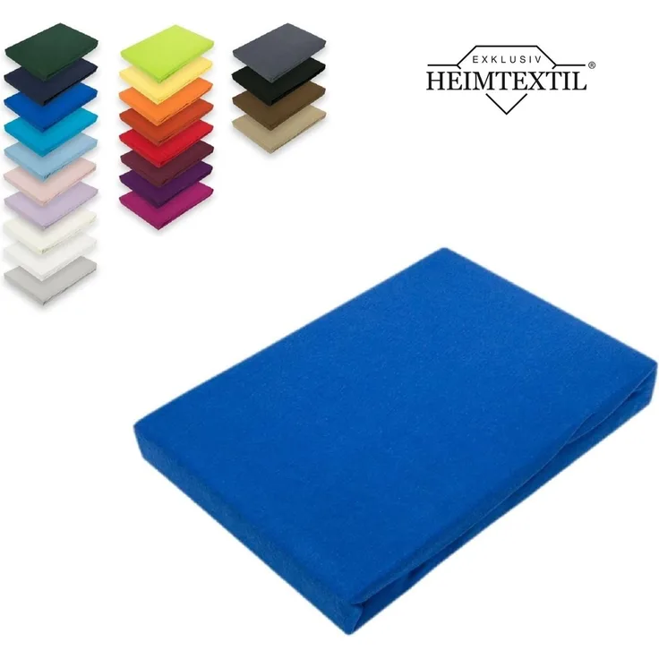 Microfaser Marke Spannbettlaken 140 - 160 x 200 cm + 30 cm Royalblau