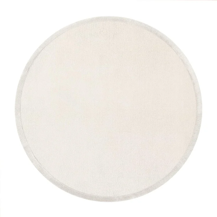 Paco Home Teppich Kinderzimmer Kinderteppich Baby Spielteppich Krabbeldecke Krabbelmatte Weich rutschfest Jungen Mädchen Deko, Grösse:200 cm Rund, Farbe:Creme – Bild 6