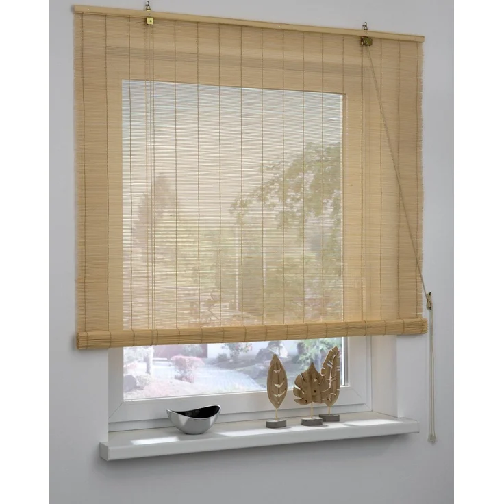 Gardinia Bambus-Rollo natur 80 x 160 cm – Bild 1