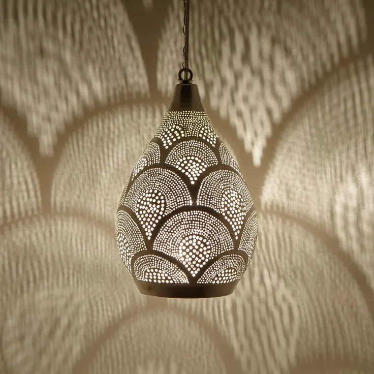Marokkanische Lampe Naouma Samak D17 – Bild 9
