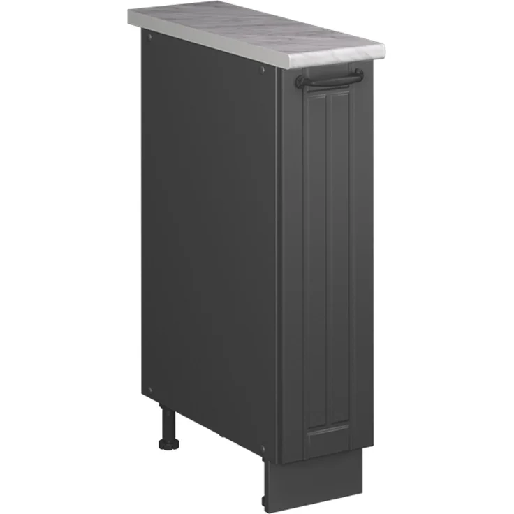 Apothekerschrank Fame-Line Dunkelgrau/Anthrazit 20 cm, AP Marmor Vicco – Bild 1