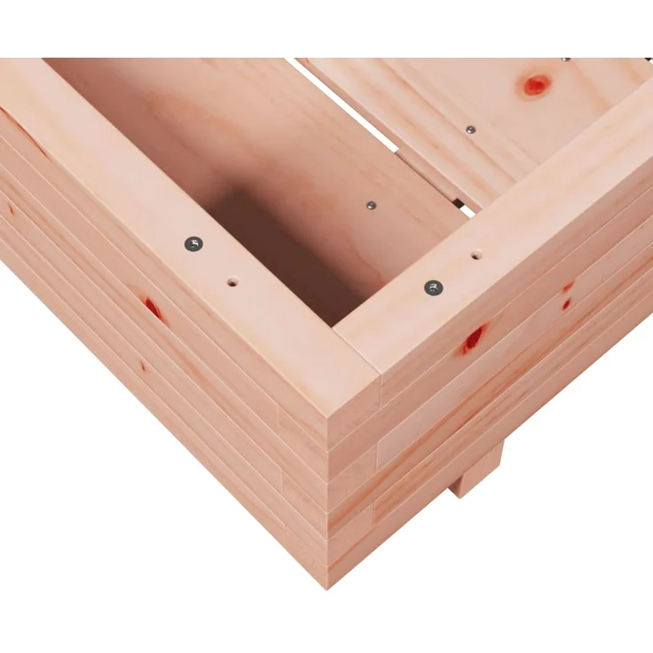 vidaXL Pflanzkübel 70x70x26,5 cm Massivholz Douglasie 847306 – Bild 7