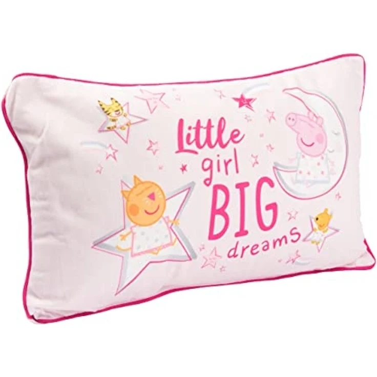 United Labels® Dekokissen Peppa Wutz – Little girl Big dreams, 40 x 23 cm – Bild 2