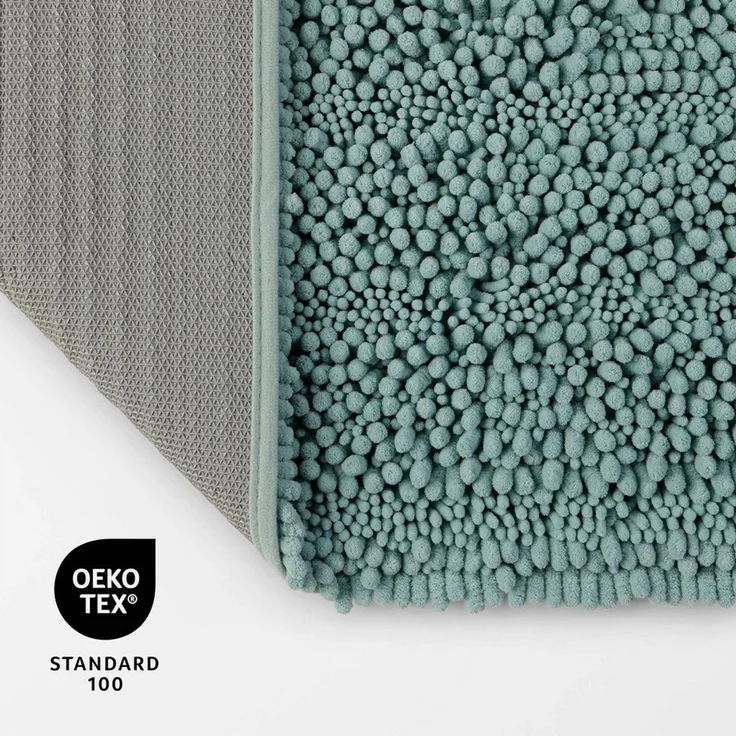 OTTO home Badematte Torrni, Höhe 22 mm, rutschhemmend beschichtet, schnell trocknend, fußbodenheizungsgeeignet, Polyester, rechteckig, Badteppich, getuftet, modern, Uni, antirutsch, flauschig, hochflor – Bild 4