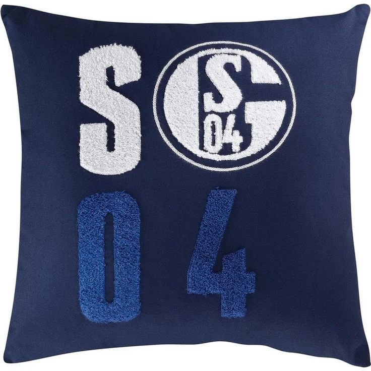 FC Schalke 04 Dekokissen Kissen Buchstaben blau – Bild 3