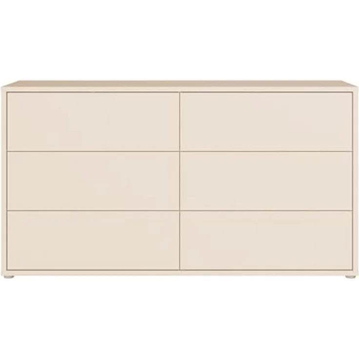 FORTE Sideboard Alice Springs, Kommode mit 6 Schubkästen, Breite 154,5cm, Schubkästen mit Vollauszug, grifflos,Push to open, Stauraum – Bild 4