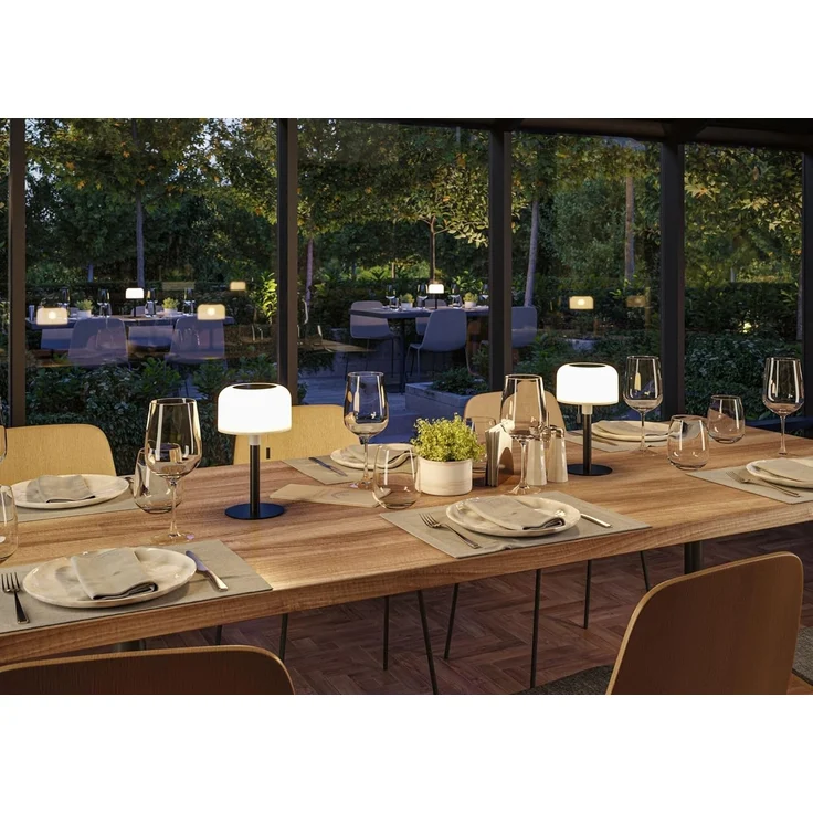 Paulmann 94607 LED Akkuleuchte Bartja 2700K IP44 dimmbar schwarz – Bild 10