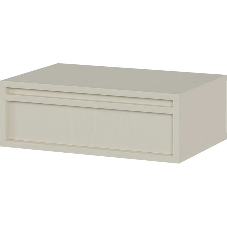 Selsey 'Evo' Nachtkonsole mit Schublade, beige, ca. 17 x 50 x 34 cm – Bild 1