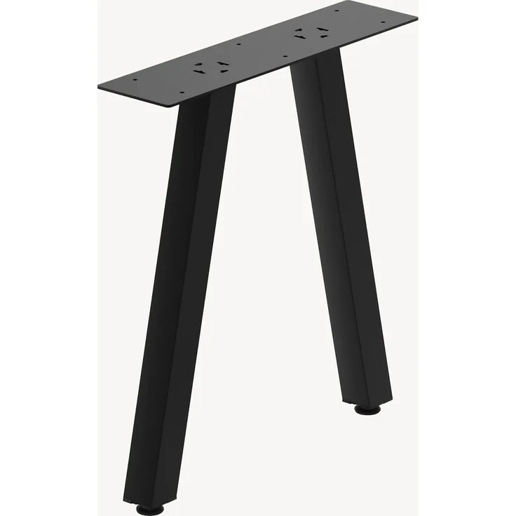 Tischgestell 2er Set Heustreu 45x40cm Schwarz [en. casa] – Bild 5