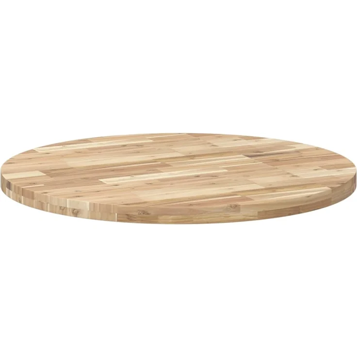 vidaXL Tischplatte Rund Ø90x4 cm Massivholz Akazie 4008693 – Bild 7