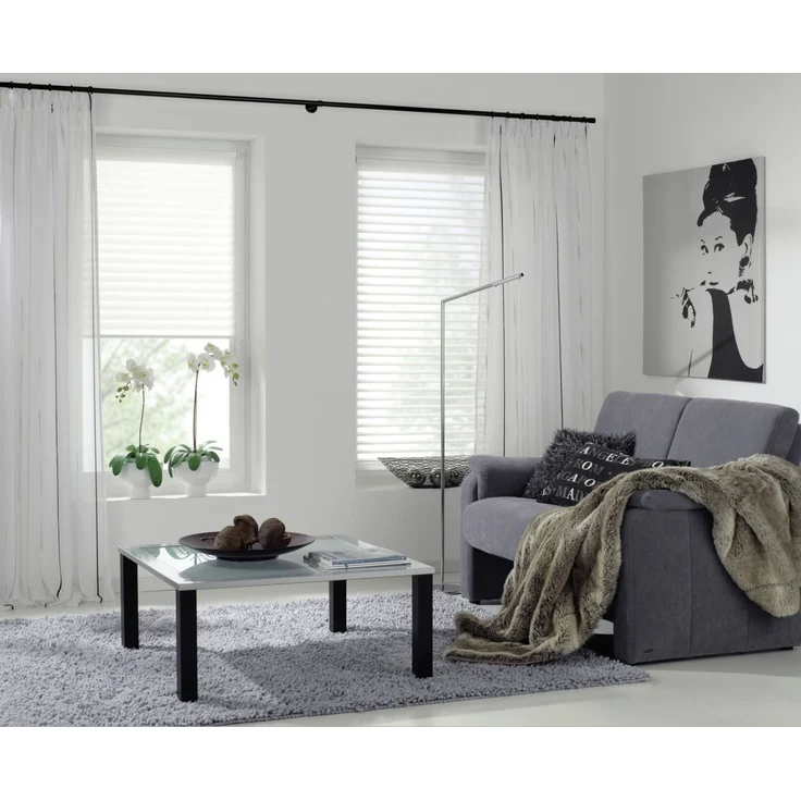 Gardinia Gardinenstange Innenlauf Chicago Ø 20 mm schwarz-matt 240 cm – Bild 4