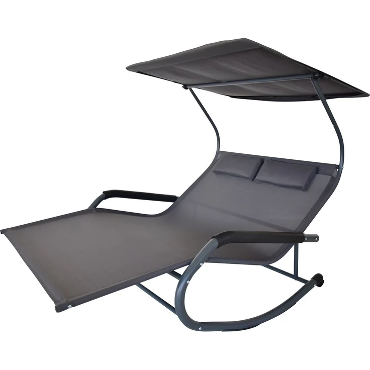 Gardissimo TRENDY Schaukelliege Outdoor Doppelliege Gartenliege ergonomisch – Bild 3