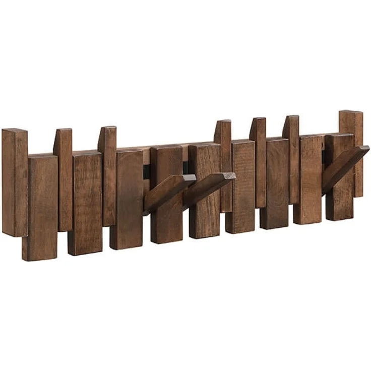 HOME DELUXE Garderobenleiste PORTE Nussbraun - 56 x 15 cm – Bild 4