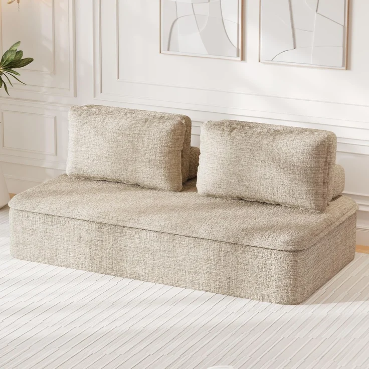 JUMMICO Modulares Sofa Wandelbares 1‑Sitzer‑Sofa Vakuumverpackt