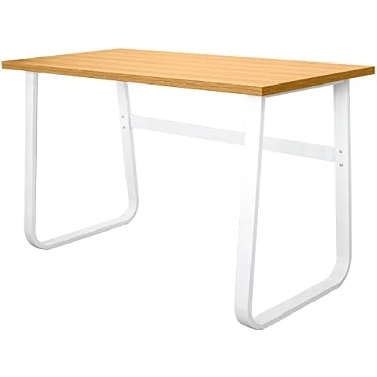 GARDENIA Computertisch, PC-Tisch, Schreibtisch für Studio mit Holzplatte, Tisch im Industriestil aus Holz und Metall, 120 x 60 x 75 cm