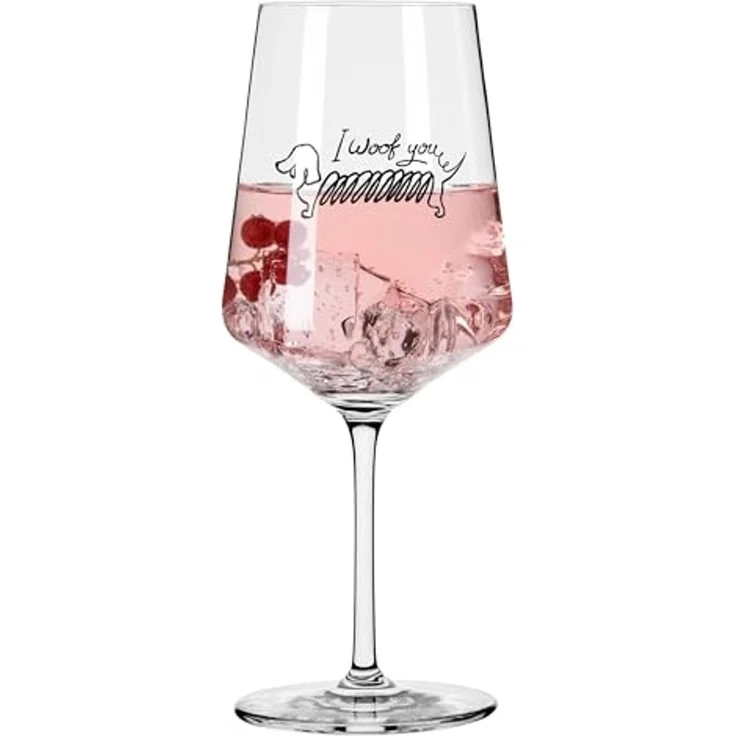 Ritzenhoff Aperitifglas 8106004 Cocktailglas 500 ml, Serie Tierisch Glücklich, Kristallglas – Bild 3