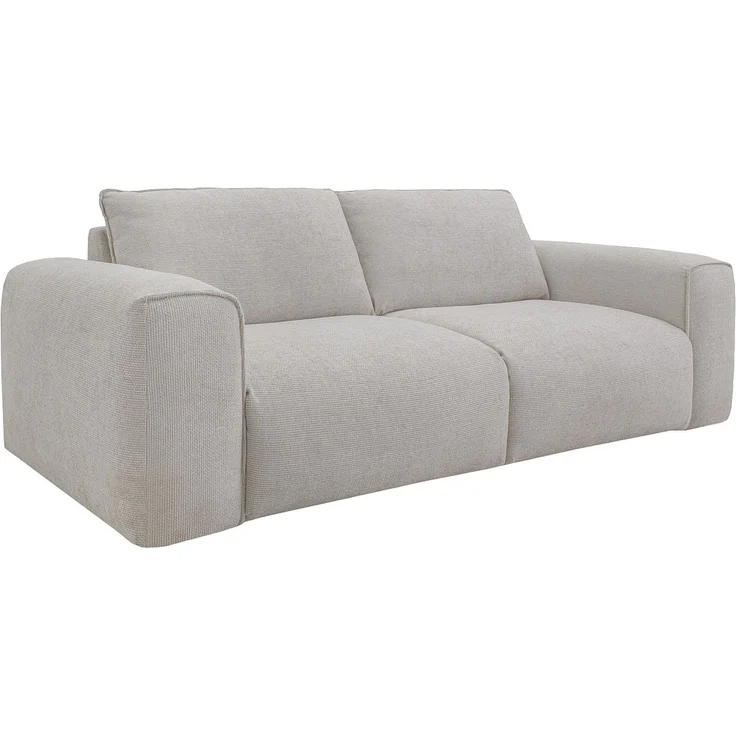 Vente-unique - POGLO - Schlafsofa - Plastik - Kunststoff (PVC) - Beige - 236 x 100 x 78 cm – Bild 4