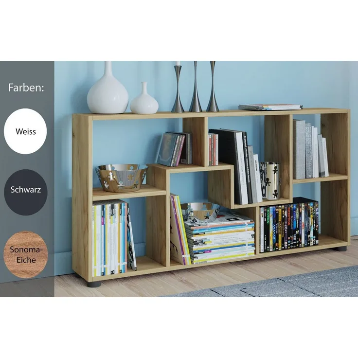 VCM Kommode & Sideboard Pintal 913987 Weiß H. 62 x B. 117 x T. 20 cm