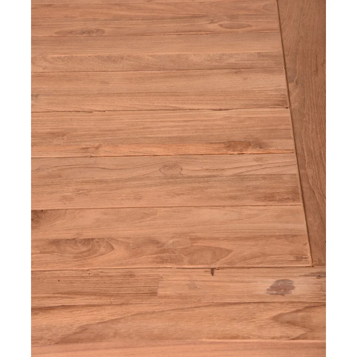 Garten-Sitzgruppe NOLAN 3-tlg. - Teak, Braun | Gartenmöbel-Set Gartengarnitur Garten-Essgruppe mit Stühlen und Esstisch – Bild 10