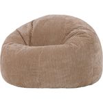 icon Sitzsack Sitzsack Erwachsene aus Cord flauschig „Kingston“, 85x50cm, Made in Germany, für Erwachsene & Kinder, mit Füllung