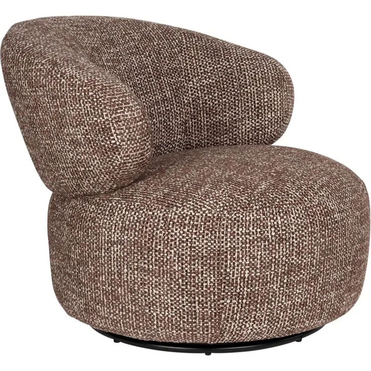 Loungesessel Walter Braun mit drehbarem Gestell von Dutchbone