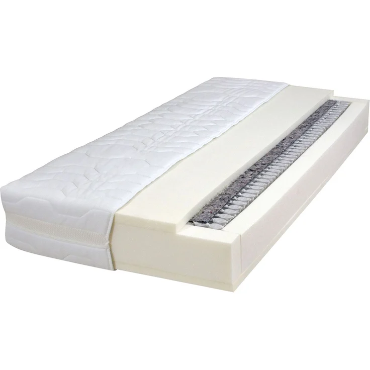 Taschenfederkernmatratze Easydream TFK 2000 Micropocket 100 x 200 cm / T660 Dormi Spring - 50252-900, Weiß, 100 x 25 x 200 cm