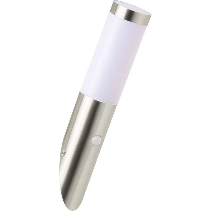 Brilliant Leuchten No. 43697-82 Aussenwandfackel Chorus Sensor E27 IP44 edelstahl